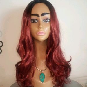 Body Wavy #1b/99J Ombre Heat Resistant Wig